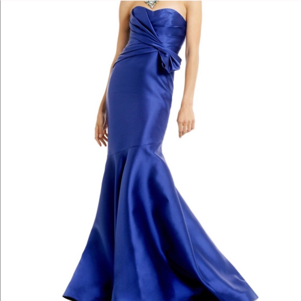 Badgley Mischka “Clear Skies” gown in Royal Blue